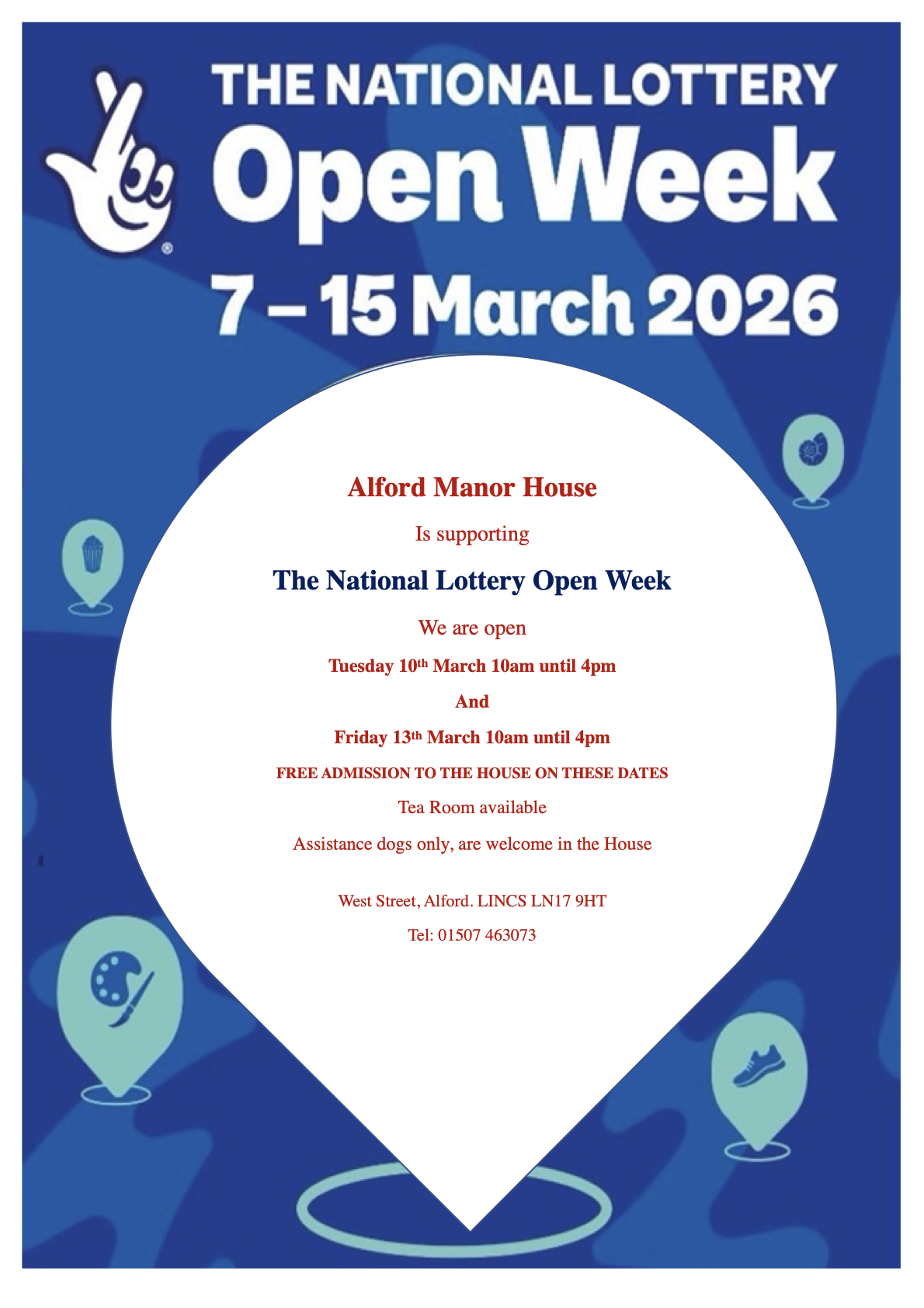 National Lottery Open Week 2026 Poster