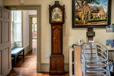 Robert Dawson Clock in Situ